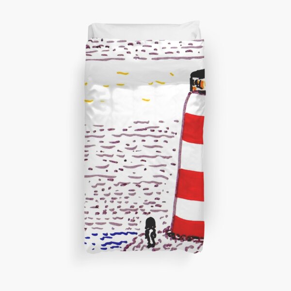 Lighthouses Duvet Cover