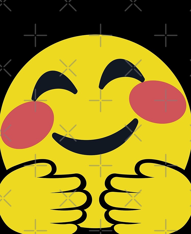 Smiley emoji hug Hug Japanese