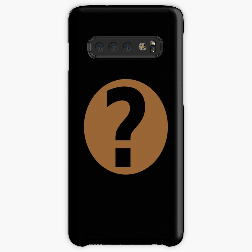 PodQuiz Black Case & Skin for Samsung Galaxy