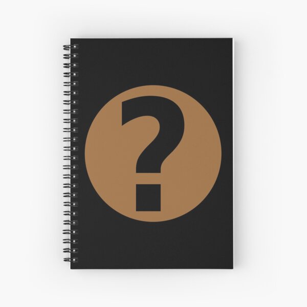 PodQuiz Black Spiral Notebook