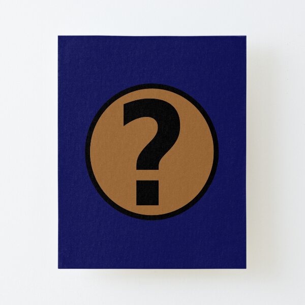 PodQuiz Blue Canvas Mounted Print