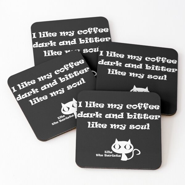 Item preview, Ella the barista - dark and bitter designed and sold by LCAustralia.