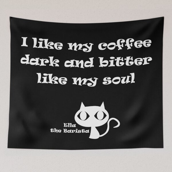 Item preview, Ella the barista - dark and bitter designed and sold by LiaCAustralia.