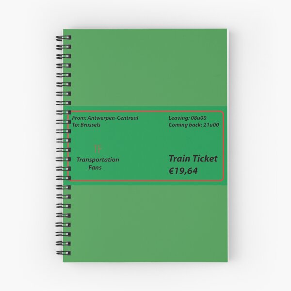 Item preview, Ticket design designed and sold by TransportFans.