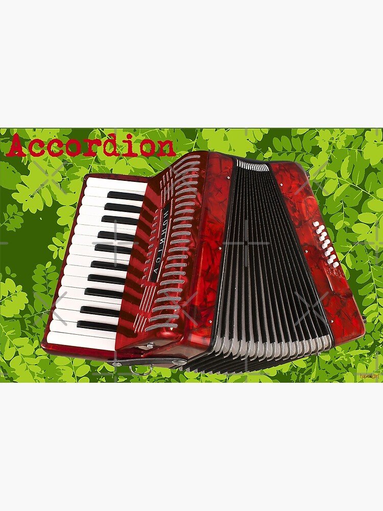 "Accordion The Polka King" Poster by Havocgirl Redbubble