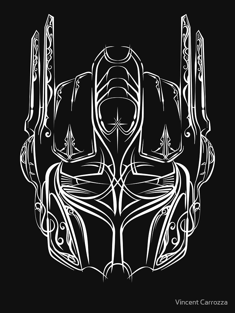 Thumbnail 7 of 7, Essential T-Shirt, Pinstripe Prime (white version) designed and sold by Vincent Carrozza.