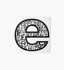 The Letter E Art Board