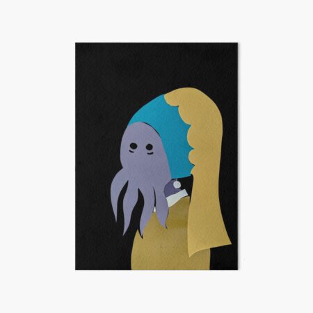 Illithid Content Art Board Print