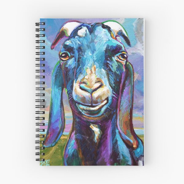 Item preview, Black Farm Goat On a Beautiful Day designed and sold by RobertPhelpsArt.
