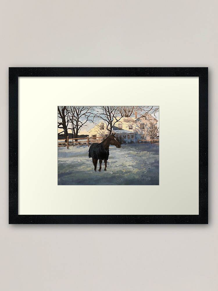 Alternate view of Sawyer Horse 2 Framed Art Print