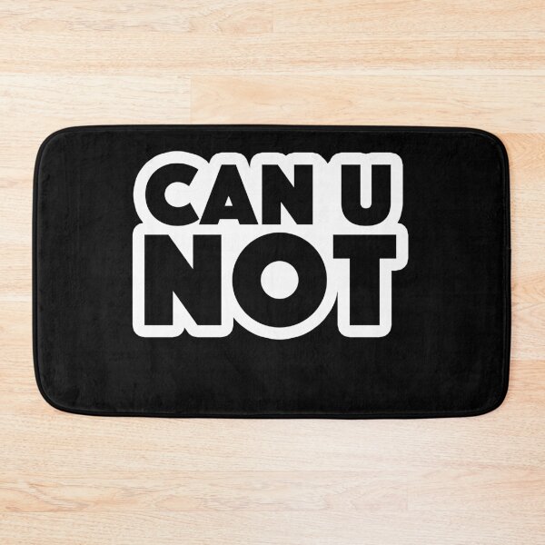 Item preview, Can You Not Popular Meme Speech Mood Sticker black designed and sold by mekx.