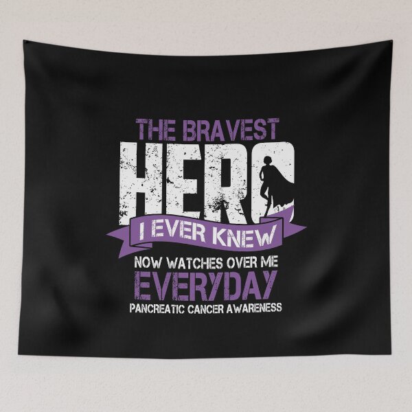 Item preview, Pancreatic Cancer Awareness My Hero designed and sold by TooFlyDesign.