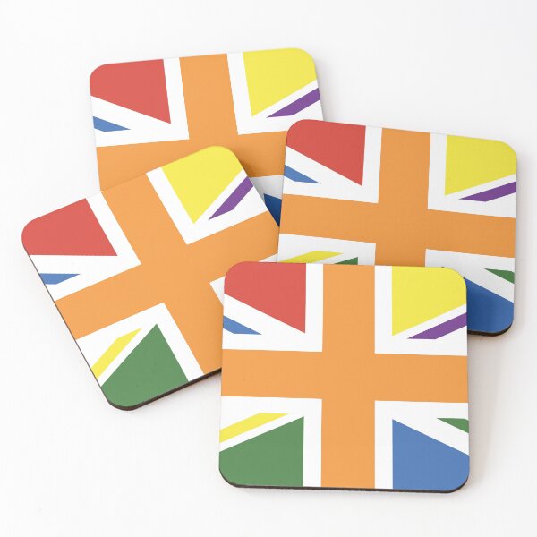 Item preview, LGBTQ+ RAINBOW PRIDE UK FLAG (UNION JACK) - RAINBOW PRIDE FLAG designed and sold by Clifford Hayes.