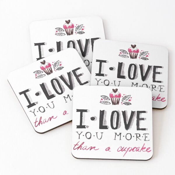 Item preview, I love you more than a cupcake designed and sold by TinoThreads.