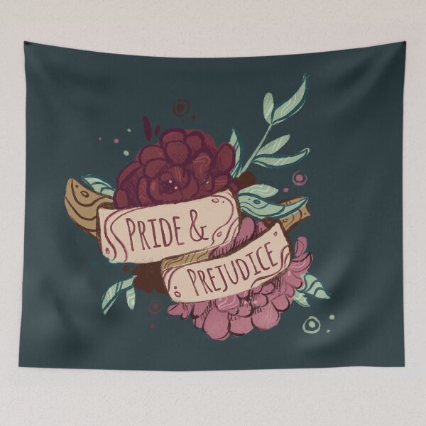 Item preview, Pride and Prejudice Bouquet - Graphic Illustration designed and sold by Manda Lyn LaCorte.
