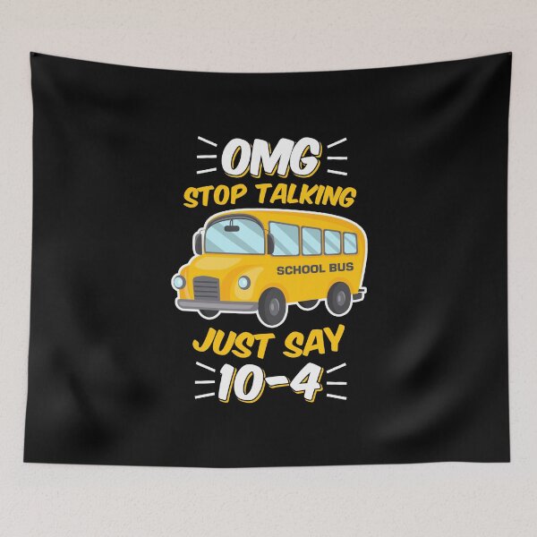 Artikelvorschau, Lustiges Schulbusfahrer Geschenk 10-4 entworfen und verkauft von TooFlyDesign.