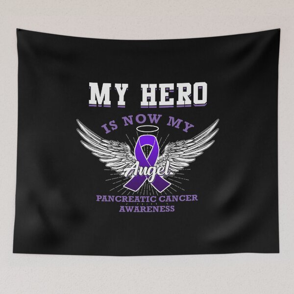 Item preview, Pancreatic Cancer Awareness Hero Angel designed and sold by TooFlyDesign.