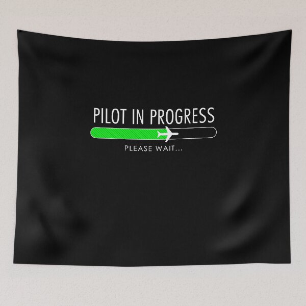 Item preview, Pilot In Progress Pilot Training Flight School Gift designed and sold by TooFlyDesign.