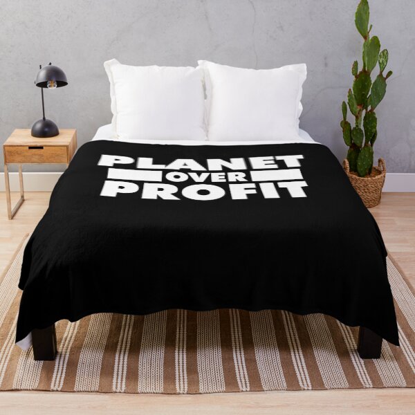 Item preview, Planet Over Profit Environmentalist Earth Day Global Warming designed and sold by TooFlyDesign.