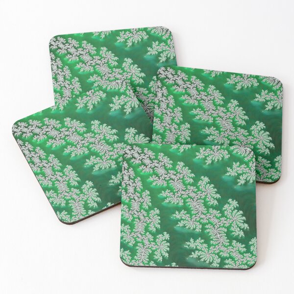 Item preview, Green Snowflakes designed and sold by Elisabeth Lucas.