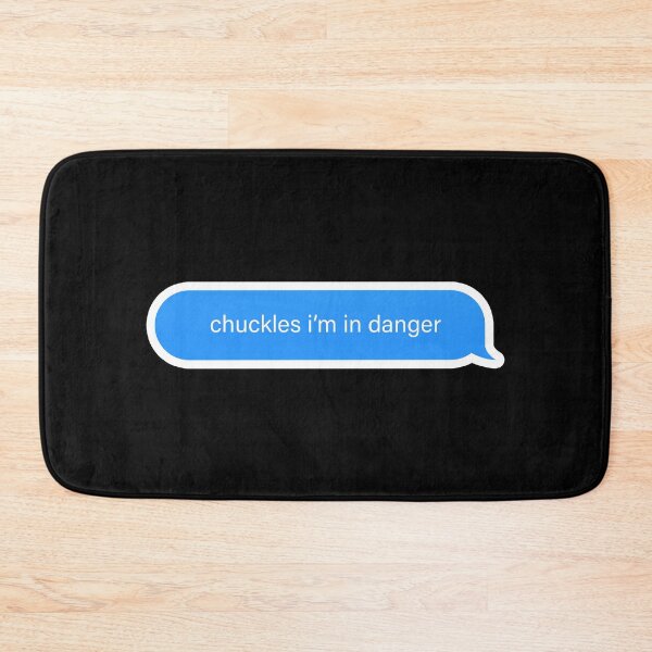 Item preview, Chuckles i'm in danger Popular Meme Speech Mood Sticker iMessage designed and sold by mekx.