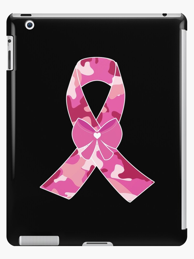 Breast Cancer Awareness Pink Ribbon Support iPad Case & Skin for Sale by  TooFlyDesign