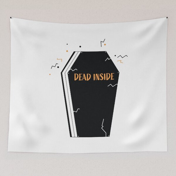 Item preview, Dead Inside Funny Halloween Gift designed and sold by TooFlyDesign.