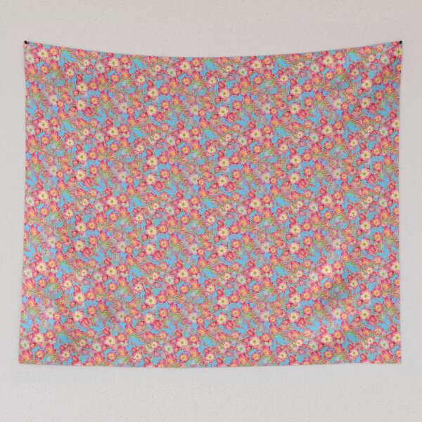 Item preview, red  freesia flowers designed and sold by babanovaesha.