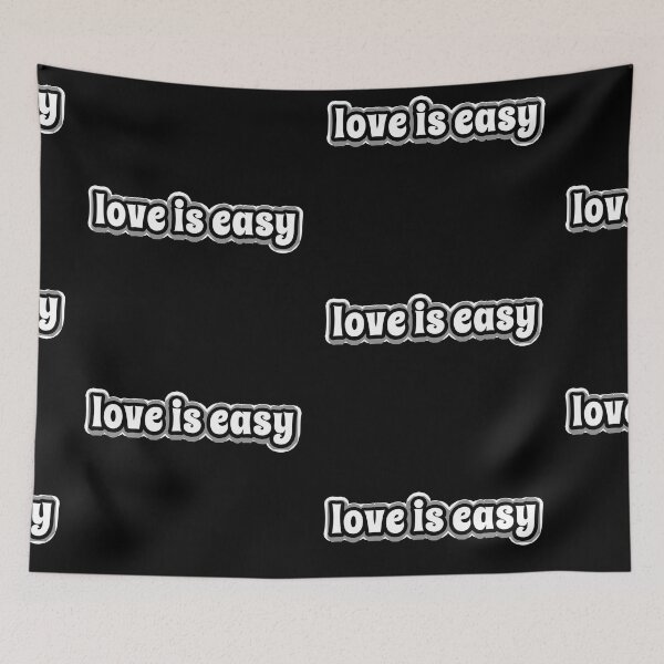 Item preview, Love is Easy Sticker designed and sold by mekx.