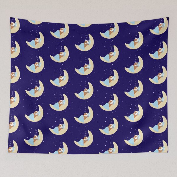 Item preview, Guinea pig sleeping on the moon designed and sold by mondesign26.