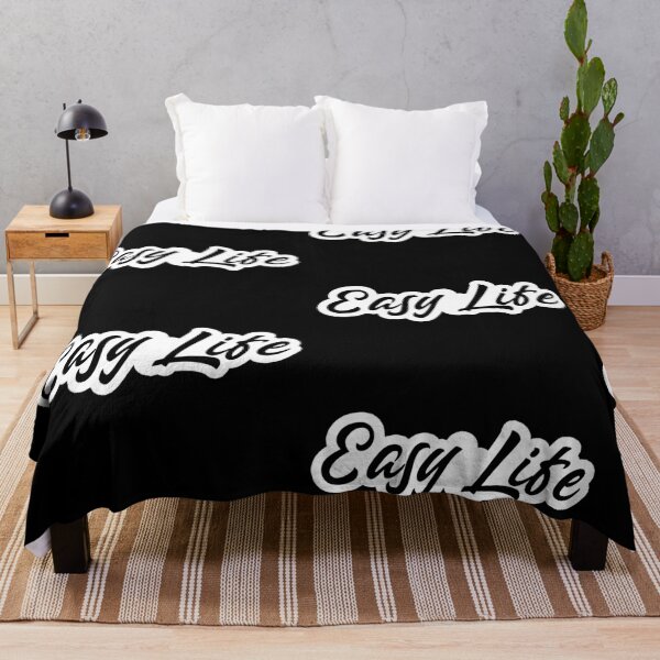 Item preview, Easy Life Popular Meme Speech Mood Sticker black designed and sold by mekx.