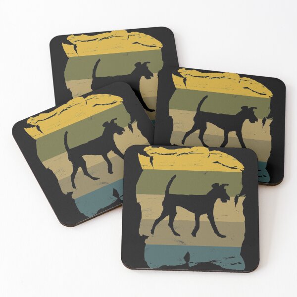 Item preview, Irish Terrier Distressed Vintage Retro Silhouette designed and sold by DoggyStyles.