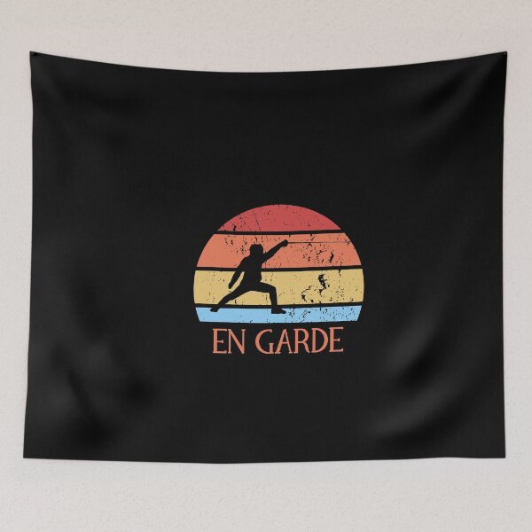 Item preview, En Garde Fencing Saber Fencer GVintage Retro Gift designed and sold by theshirtinator.