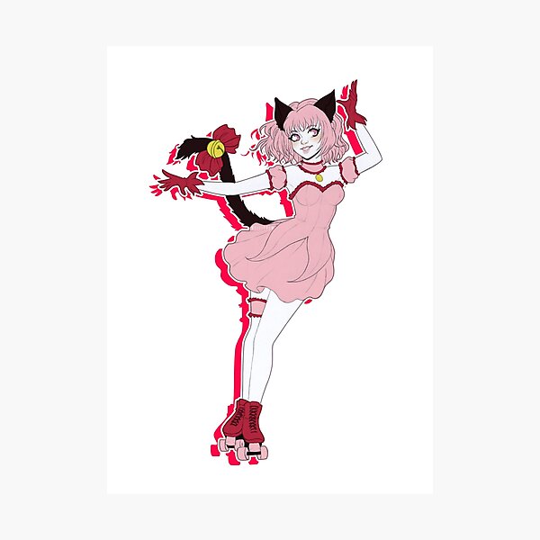 Tokyo Mew Mew - Ichigo Roller Skate Photographic Print