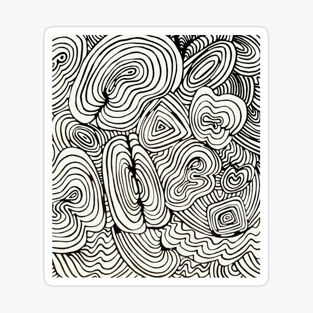 trippy line art