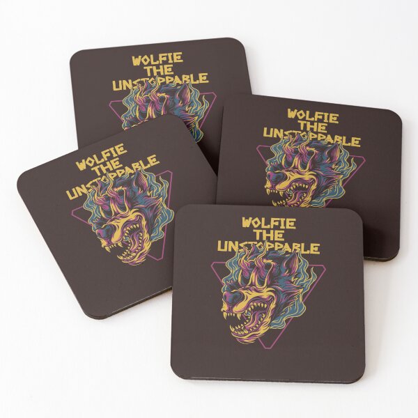 Item preview, Wolfie the Unstoppable designed and sold by leen12 Art Designs Prints.
