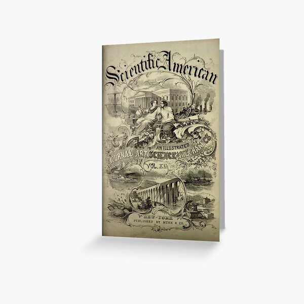Scientific American Greeting Card