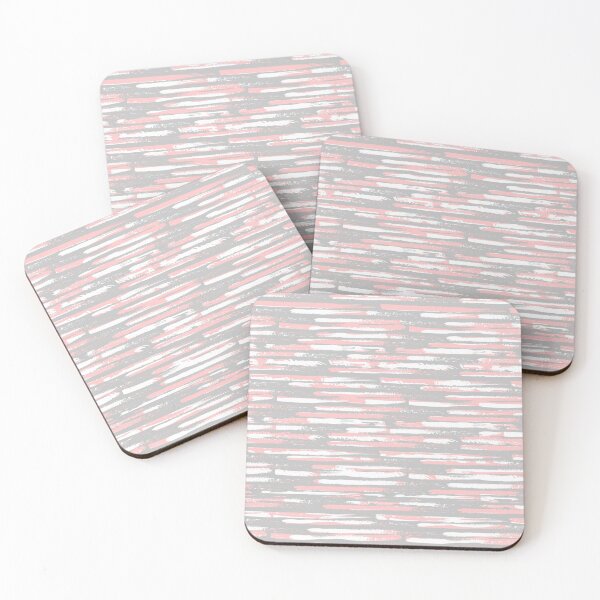 Item preview, Stripes Abstract, Pink and Gray designed and sold by meggydesigns.