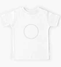 Earth Symbol (white) Kids Tee
