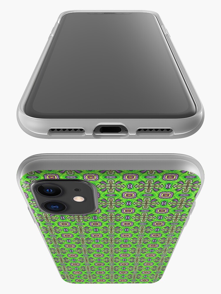 Alternate view of Green fabric iPhone Case & Cover