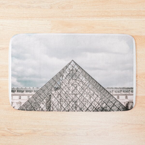 Item preview, Louvre Pyramid, Paris France, Pastel Minimalist Art designed and sold by moderntrend.