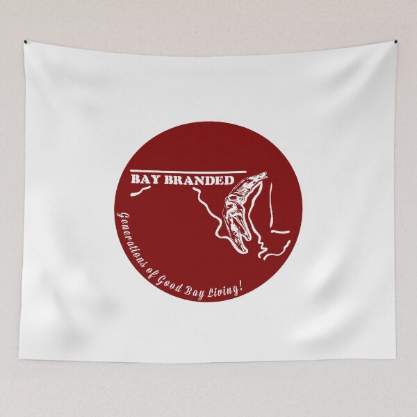 Item preview, Bay Branded Crab Claw Logo - Red designed and sold by baybranded.
