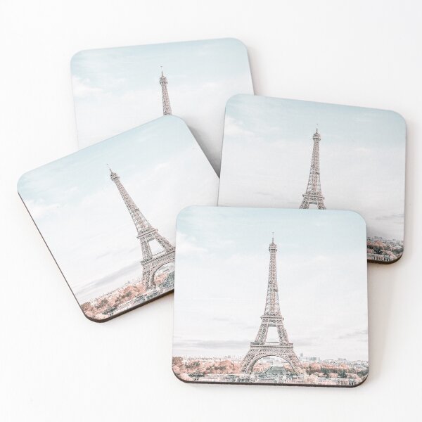 Item preview, Eiffel Tower, Paris France, Pastel Modern Minimalist Art designed and sold by moderntrend.