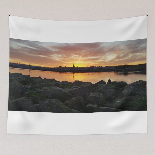 Item preview, Picturesque Scene of Wexford Harbour designed and sold by FlawlessCheese.