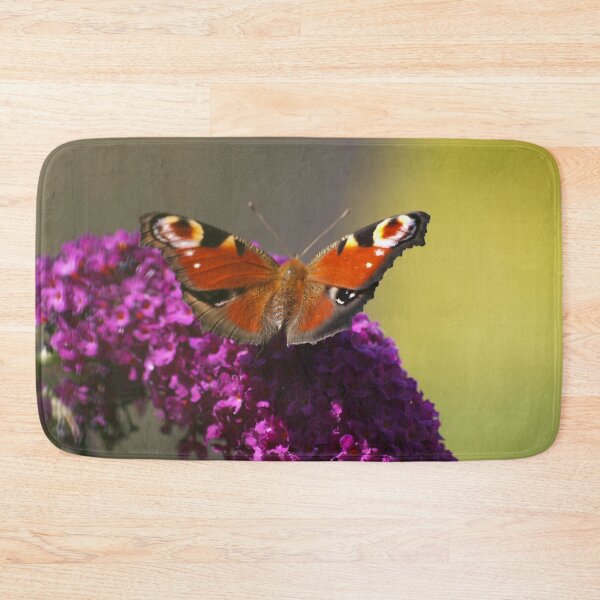 Item preview, Resting Peacock Butterfly on Buddleia designed and sold by RJBPhotoDesign.