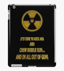 Duke Nukem - Chew Bubble Gum iPad Case/Skin