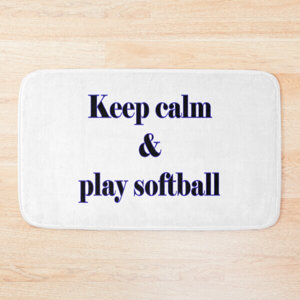 Item preview, Keep calm & play softball designed and sold by Pline88.