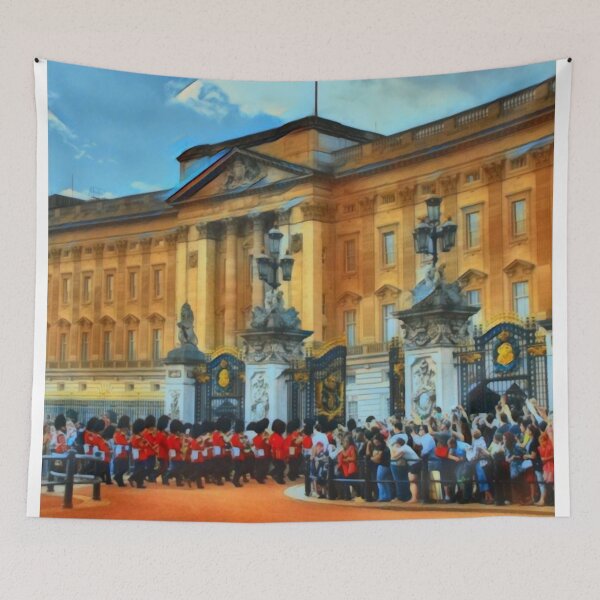 Item preview, The Buckingham Palace, England, oil painting designed and sold by wel3kxial.