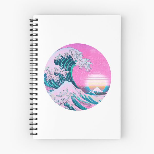 Item preview, Vaporwave Great Wave Off Kanagawa Aesthetic Retro Sunset designed and sold by CoitoCG.