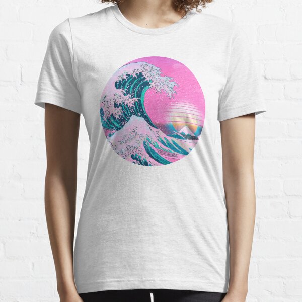 Item preview, Vaporwave Great Wave Off Kanagawa Aesthetic Retro Sunset designed and sold by CoitoCG.